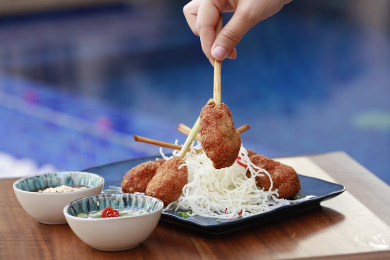 Deep dish pizza with thick caramelized crust